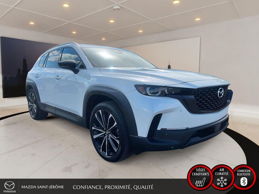 Mazda CX-50 GT | TOIT PANORAMIQUE | CUIR BRUN | AWD | 2025 Blanc
